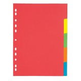 Разделитель Durable, А4, картон, 1-10, цветной